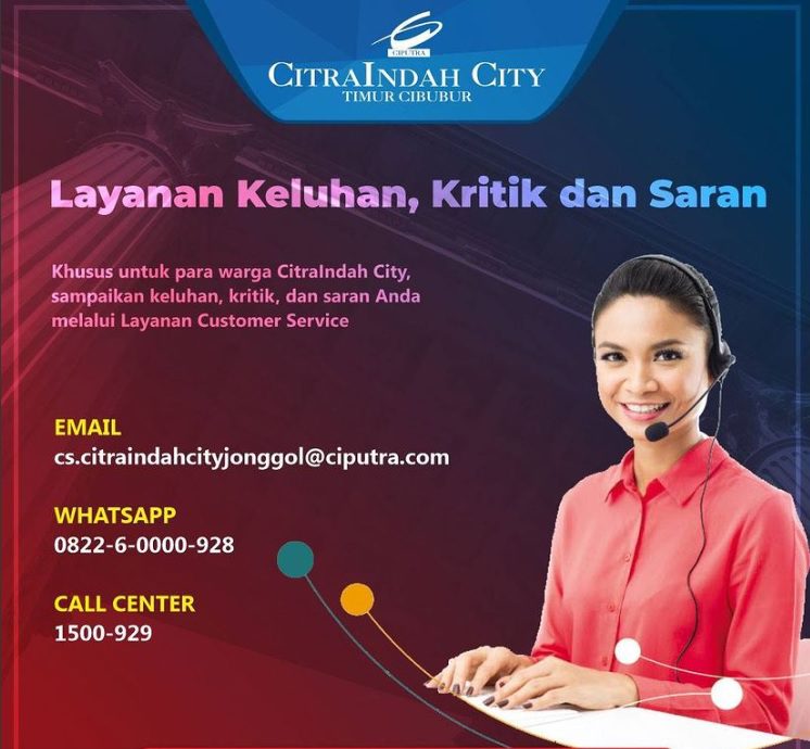 Layanan Purnajual Citra Indah City Dp Hanya Dengan Jtan